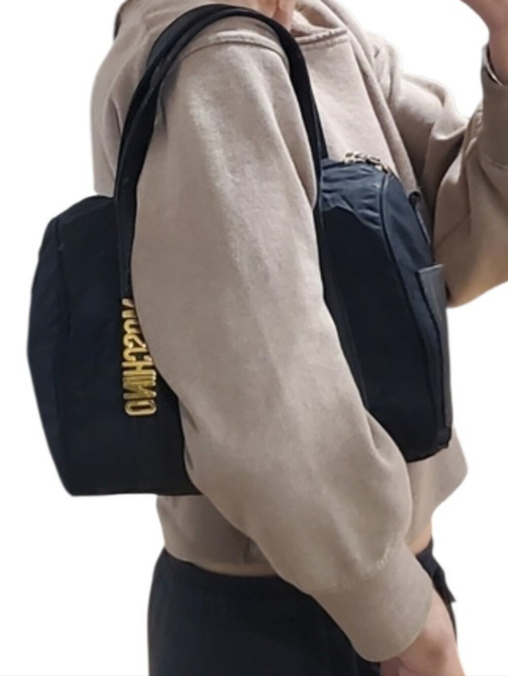 Vintage Moschino Redwall Made in Italy Boston Satchel Bag